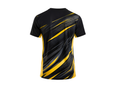Black & Yellow Squash Jersey – Bulk Team Jersey, Low MOQ, Wholesale Performance Sportswear