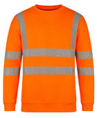 Sweatshirt B2B Low MOQ Construction Uniform Orange Workwear