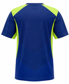 Custom Blue Lime Lacrosse Shooter Shirt – Wholesale Team Training Top