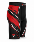 Custom Wrestling Compression Shorts | Wholesale Wrestling Team Shorts | Black Red | Apparels Bridge