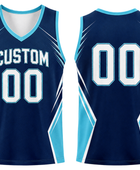 Custom Navy Teal Reversible Lacrosse Pinnie – Wholesale Team Practice Jersey