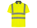 Railway Hi-Vis Short Sleeve Polo Shirt Yellow | B2B Low MOQ Railway Workwear Manufacturer