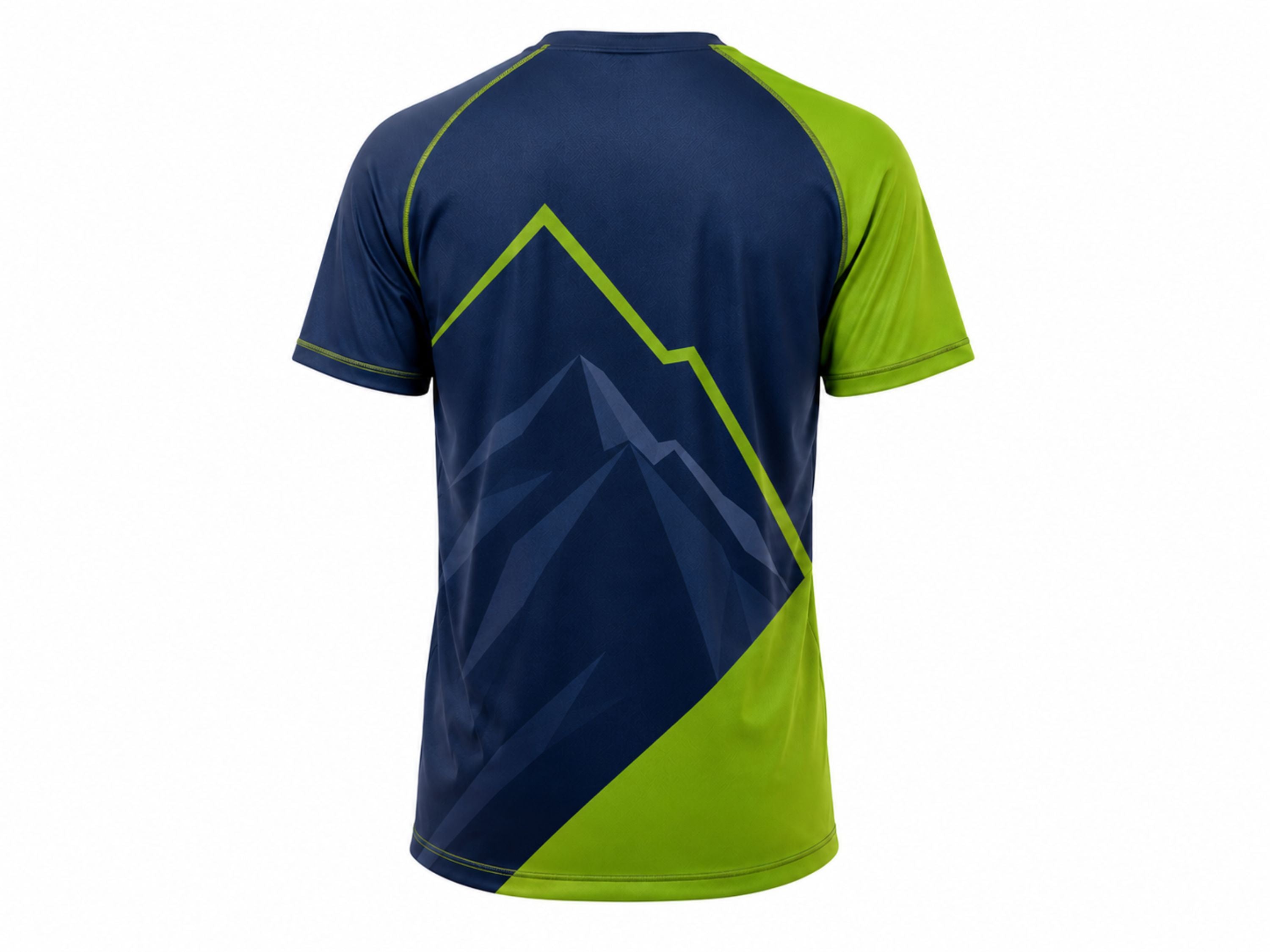 Custom Navy Lime Climbing Competition Team Shirt Wholesale Club Jersey