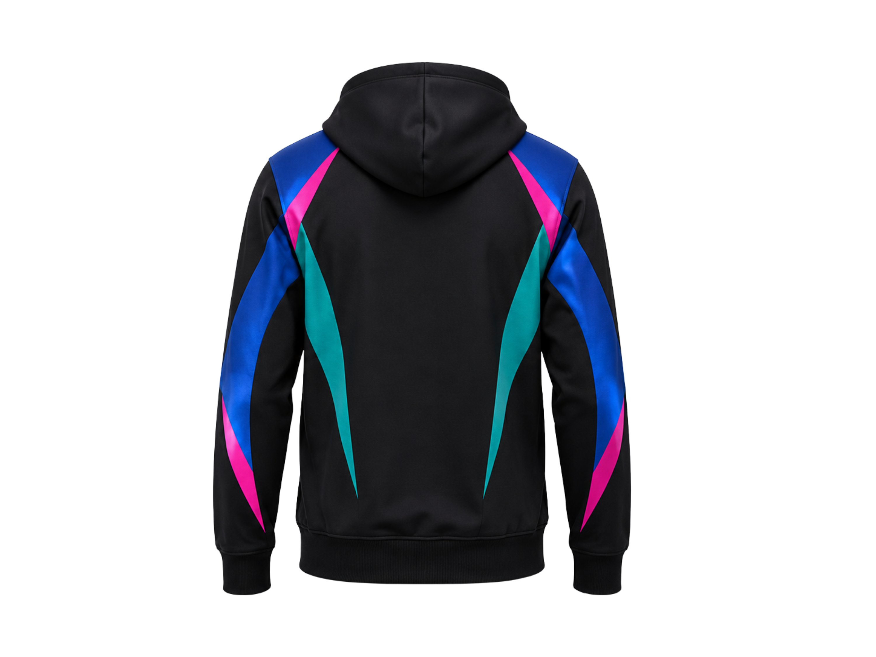 Custom Lacrosse Hoodie – Black Blue Wholesale Team Warmup Hoodie