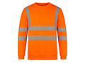 Railway Hi-Vis Long Sleeve Sweatshirt Orange | B2B Low MOQ Railway Workwear Manufacturer