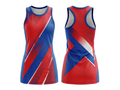 Custom Red & Royal Blue Sublimated Basketball Dress