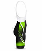 Custom Cycling Bib Shorts | Wholesale Cycling Team Bibs | Black Lime Green | Apparels Bridge