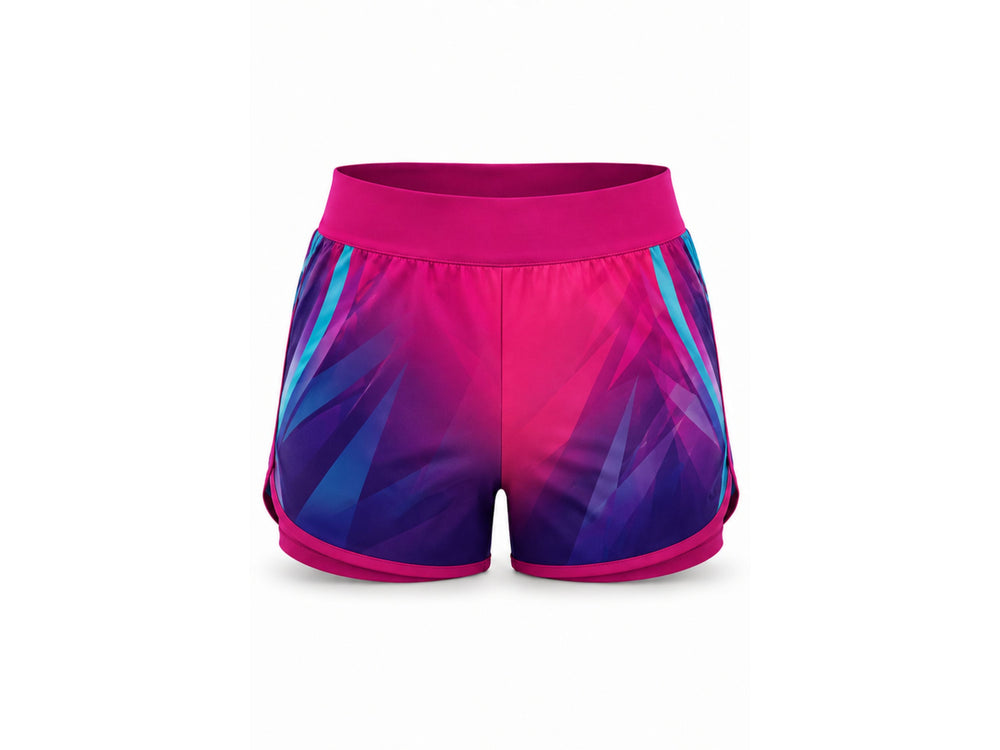 Training Shorts Purple & Pink B2B Lifestyle & Performance Shorts Low MOQ front design preview