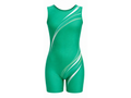 Custom Dance Leotard | Wholesale Dance Studio Performance Leotard | Teal White | Apparels Bridge