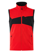 Workwear Gilet Red and Black | B2B Low MOQ Manufacturer