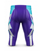 Custom Purple Turquoise American Football Shorts | Wholesale Teamwear Shorts