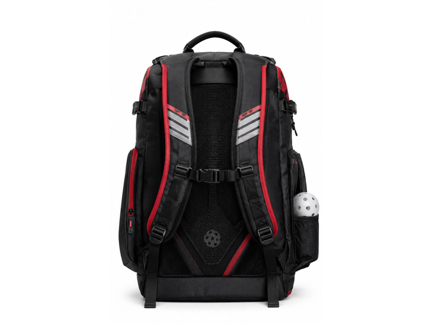 Custom Pickleball Backpack | Wholesale Pickleball Team Bag | Black Red Grey | Apparels Bridge