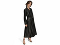Women’s Genuine Leather Midi Shirt Dress Wholesale | Custom Private Label A-Line Dress Manufacturer
