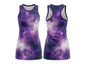 Custom Purple, Lavender & Navy Sublimated Basketball Dress