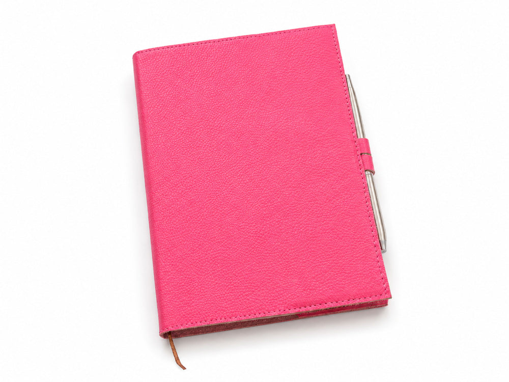 Personalized Leather Journal Cover Wholesale | Refillable A5 Notebook Cover Private Label Manufacturer front design preview
