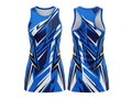 Royal Blue, Navy & White Custom Sublimated Basketball Dress