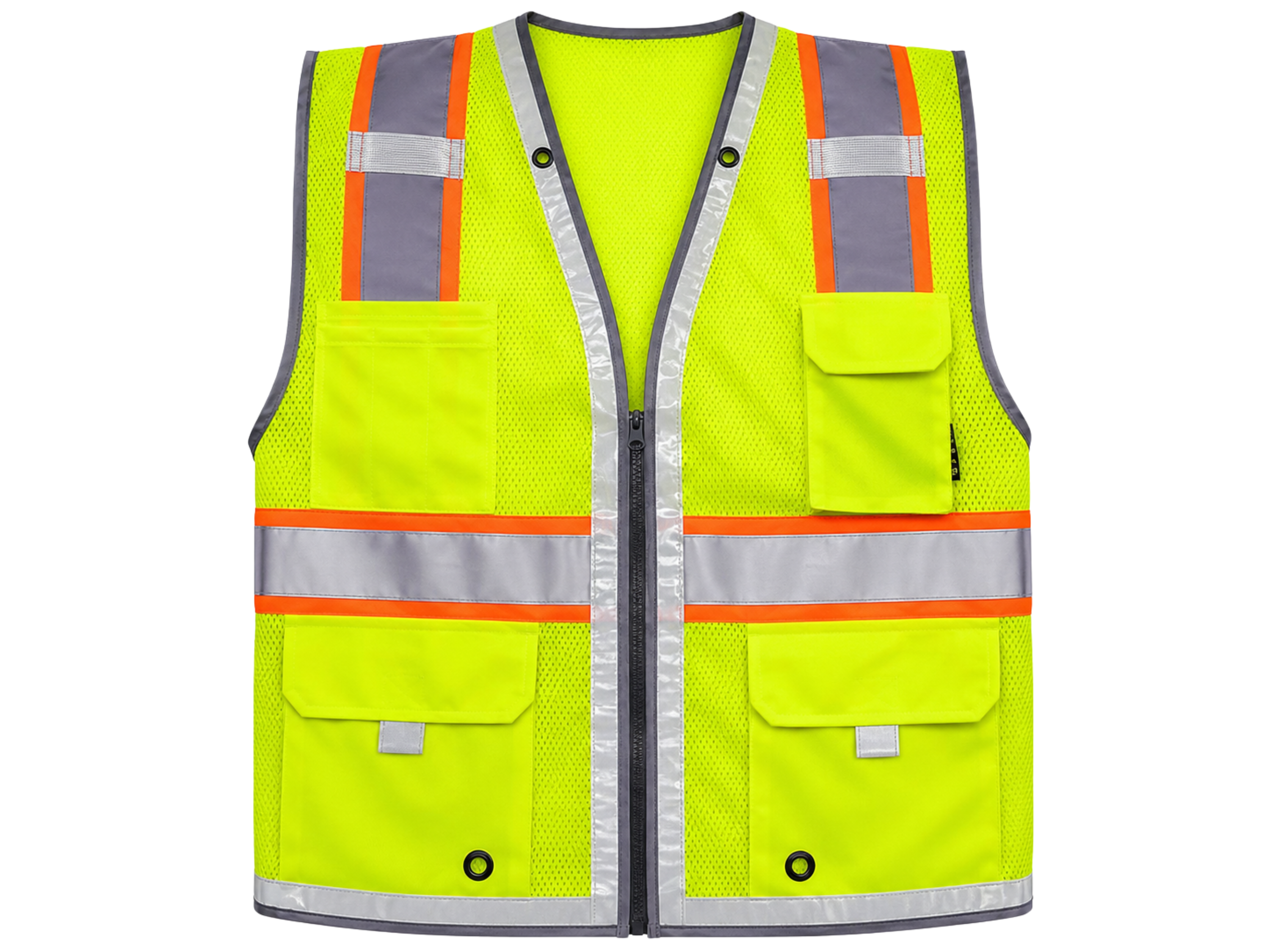 Reflective Utility Vest – Fluorescent Green | B2B Low MOQ