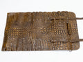 Crocodile Textured Leather Chef Knife Roll | Custom Wholesale Private Label Knife Roll Manufacturer