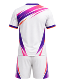 Custom White Pink Soccer Uniform | Wholesale Jersey Shorts Set for Clubs and Bulk Orders