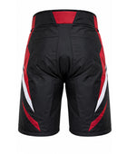 Custom Ice Hockey Pant Shell – Black Red White Sublimated Hockey Pants Shell for Wholesale Orders