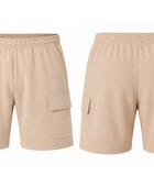 Custom Cargo Sweat Beige Shorts B2B