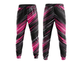 Black, Hot Pink & Gray Custom Basketball Sublimated Bottoms
