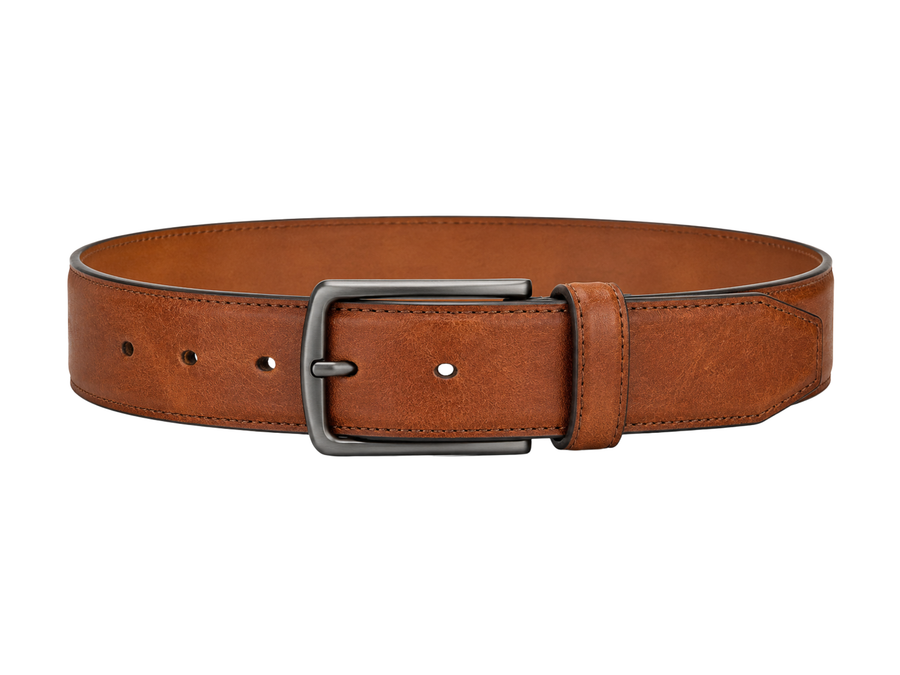 Hunting Leather Belt – Tan Brown | B2B Low MOQ