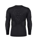 Custom Black Padded Soccer Compression Shirt | Wholesale Team Base Layer