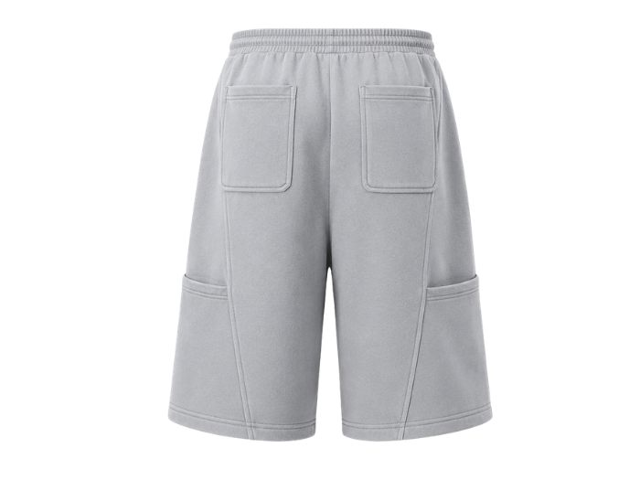 Custom Winter Grey Baggy Sweat Wear Shorts B2B