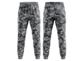 Gray, Charcoal & Black Digital Camo Custom Basketball Sublimated Bottoms
