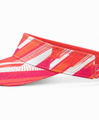 Women’s Padel Visor – Custom Coral Pink Club Headwear Wholesale