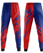 Royal Blue, Red & White Custom Basketball Sublimated Bottoms
