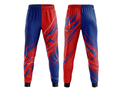 Royal Blue, Red & White Custom Basketball Sublimated Bottoms