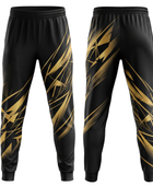 Black & Gold Custom Basketball Sublimated Bottoms