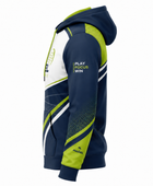 Padel Hoodie – Custom Navy White Lime Pullover Teamwear Wholesale