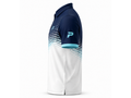 Custom Navy White Padel Polo Shirt – Wholesale Club Teamwear