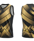 Custom Black Gold Sublimated Basketball Jersey | Wholesale Basketball Jersey Manufacturer