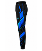 Custom Esports Jogger Pants | Wholesale Gaming Team Joggers | Black Blue Teal | Apparels Bridge