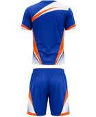 Blue, White & Orange ESports Uniform – Custom Team Gaming Jersey & Shorts, Wholesale Bulk
