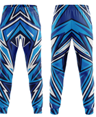 Royal Blue, Navy & White Custom Basketball Sublimated Bottoms