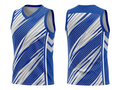 Custom Blue White Sublimated Basketball Jersey | Wholesale Basketball Jersey Manufacturer