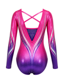Custom Dance Team Uniform – Purple & Aqua Performance Outfit – Wholesale & Low MOQ