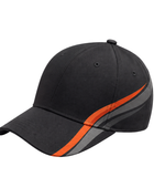 Custom Black Orange Darts Cap – Wholesale League Team Hat