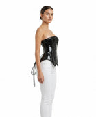 Burgundy Victorian Overbust Corset Wholesale | Renaissance Bridal Bustier Manufacturer