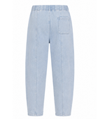 Custom Ice Blue Acid Wash Jogger Pants B2B