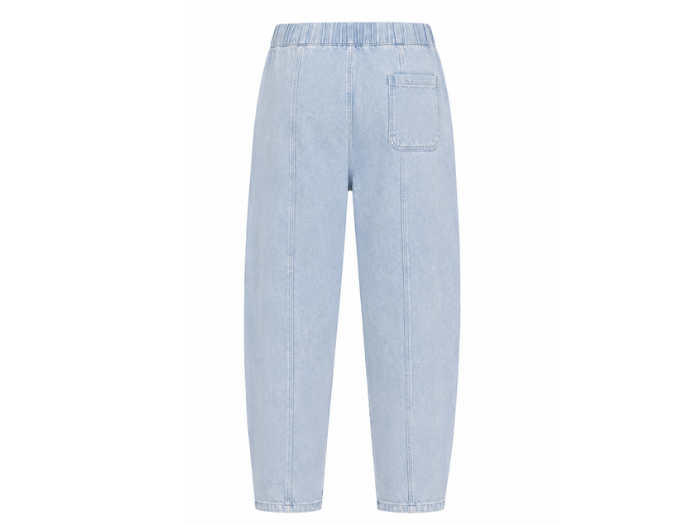 Custom Ice Blue Acid Wash Jogger Pants B2B