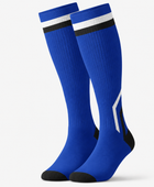Custom Soccer Socks in Blue | Wholesale Team Socks for Bulk Orders