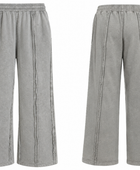 Custom Acid Wash Light Grey Baggy Jogger Pants B2B