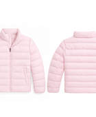 Packable Quilted Duck Down Jacket – Pale Pink | B2B Low MOQ