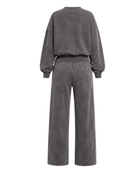 Custom Women’s Acid Wash Grey Bomber Fleece Co-Ord Set B2B